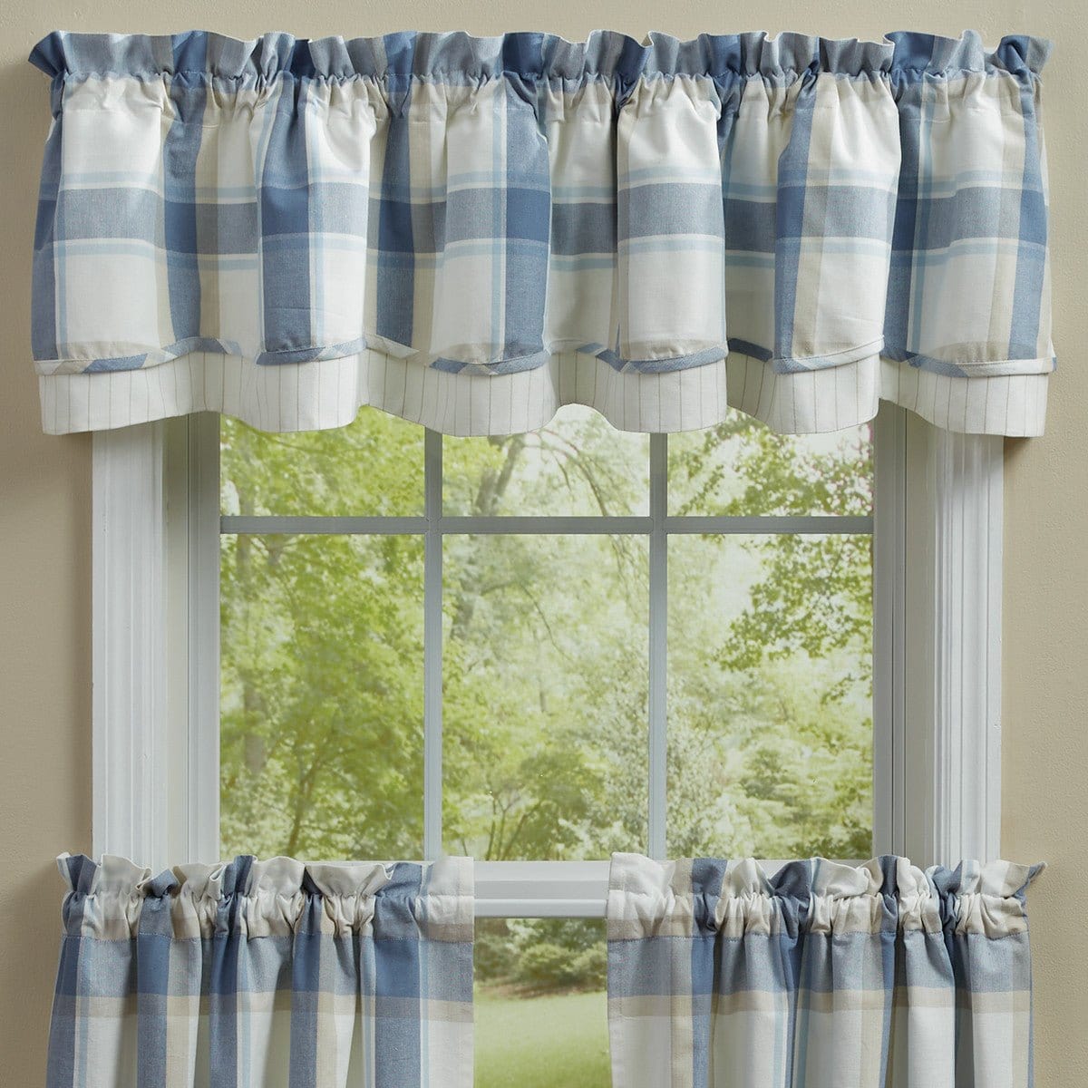 Aviary Layered Valance Lined-Park Designs-The Village Merchant