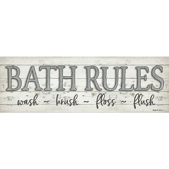 Bath Rules By Susie Boyer Art Print - 6 X 18-Penny Lane Publishing-The Village Merchant