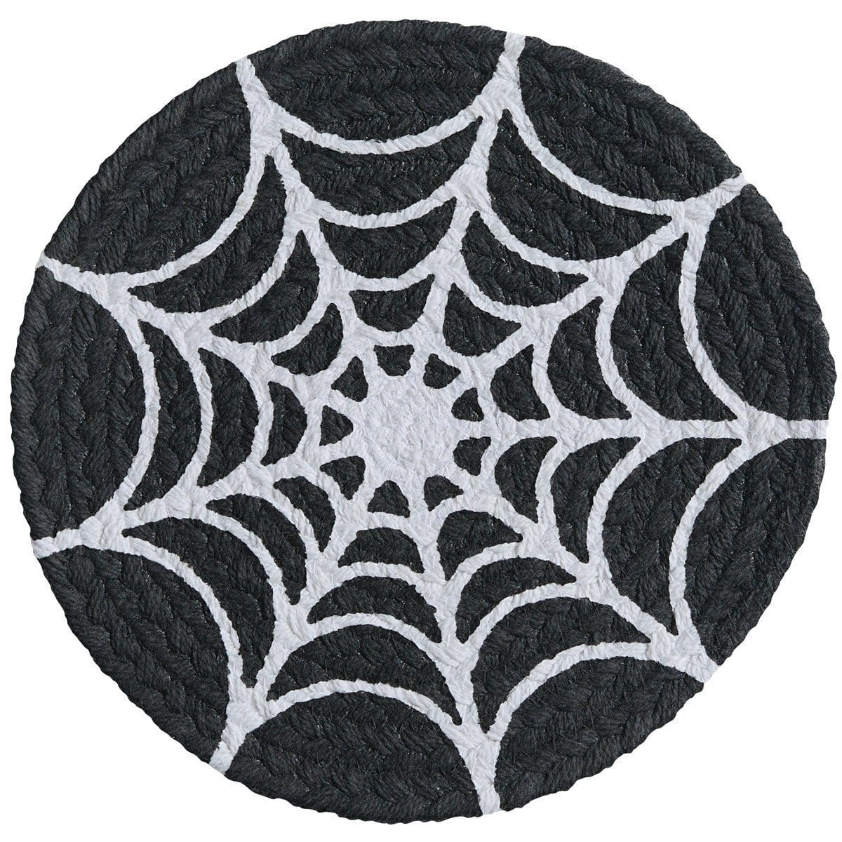 Braided Spider Web Trivet Round-Park Designs-The Village Merchant