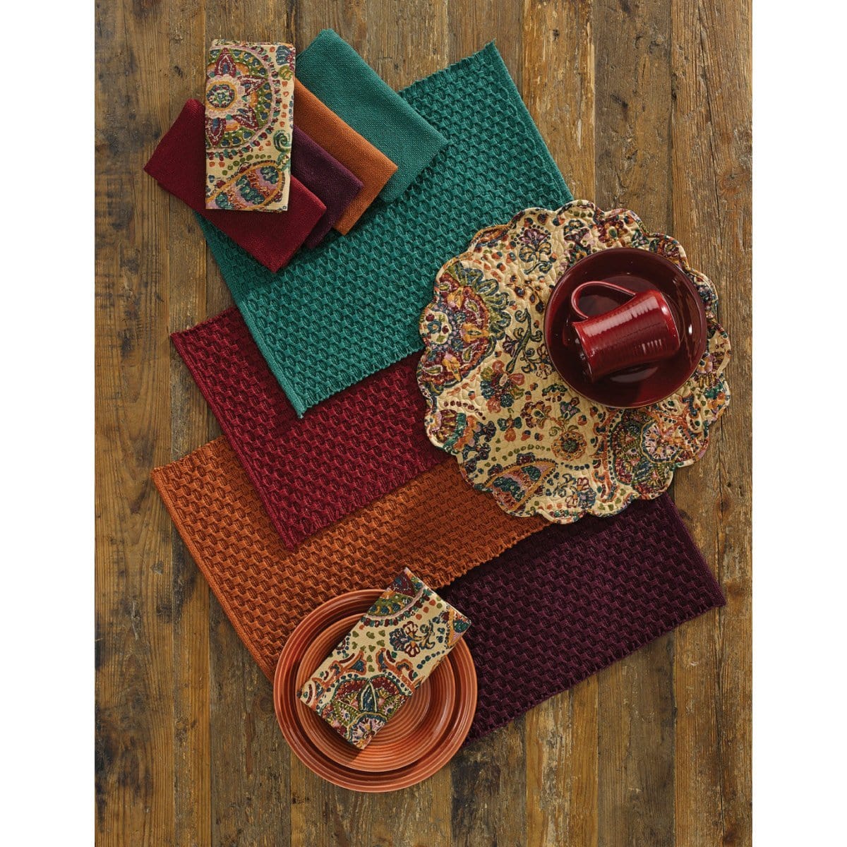 Chadwick In Terracotta Placemat-Park Designs-The Village Merchant