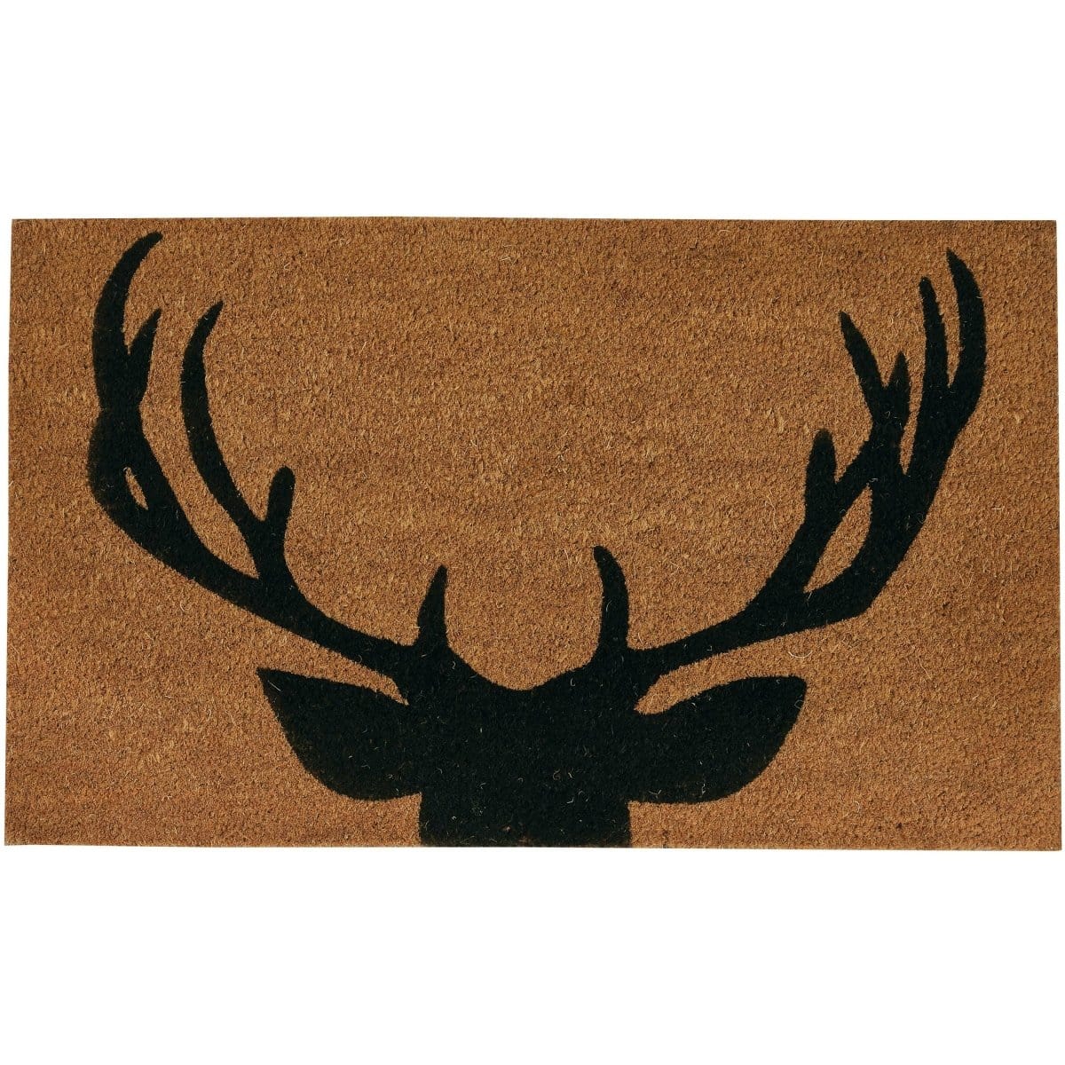 Coir Antlers Deer Doormat-Park Designs-The Village Merchant