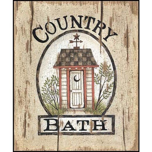 Country Bath Outhouse By Linda Spivey Art Print - 8 X 10-Penny Lane Publishing-The Village Merchant