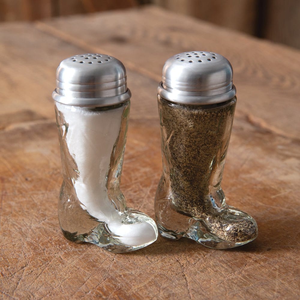 Cowboy Boot Salt &amp; Pepper Shakers-CTW Home-The Village Merchant