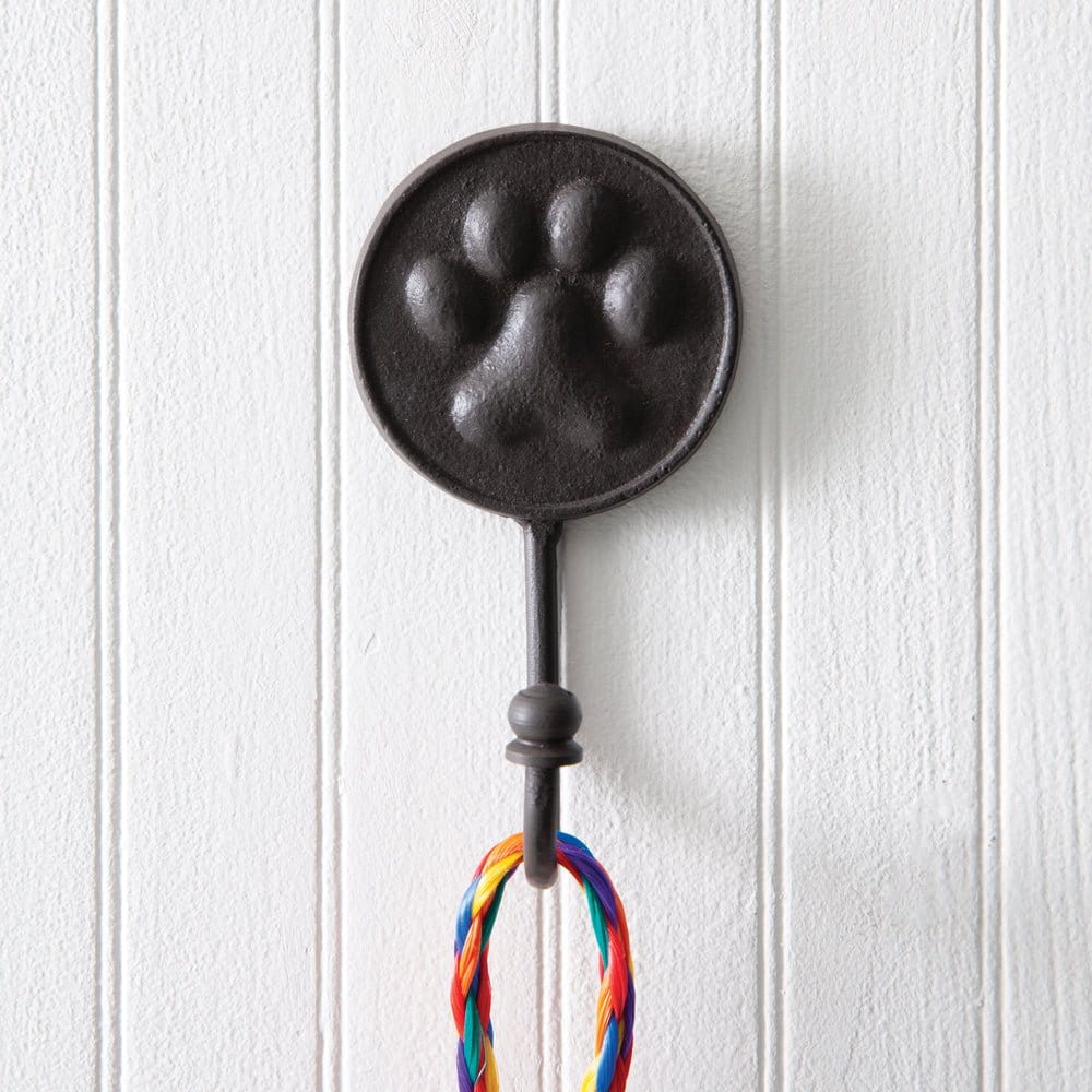 Dog Paw Cast Iron Decorative Hook Single Hook-CTW Home-The Village Merchant