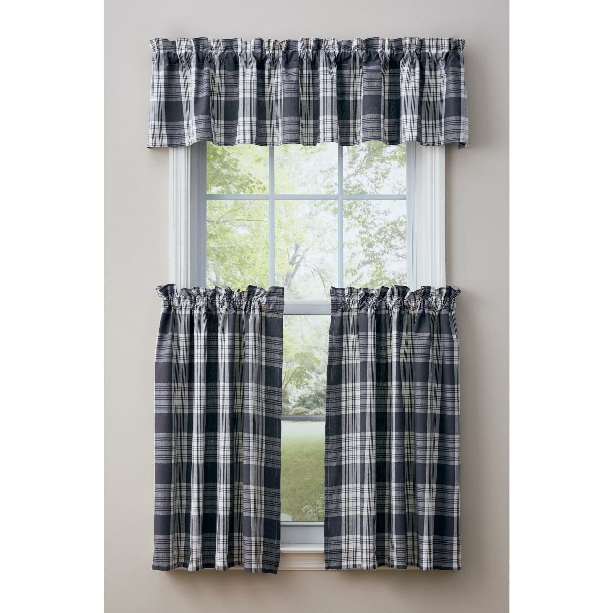 Dylan in Slate Valance Unlined-Park Designs-The Village Merchant