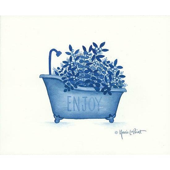 Enjoy Tub By Annie La Point Art Print - 12 X 16-Penny Lane Publishing-The Village Merchant
