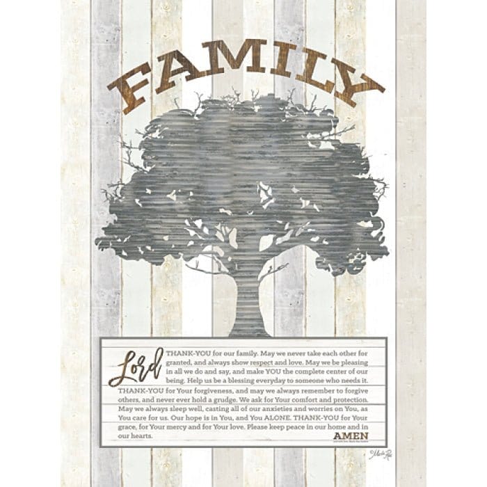 Family Prayer Tree By Marla Rae Art Print - 18 X 24-Penny Lane Publishing-The Village Merchant