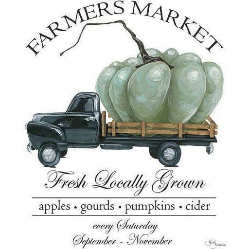 Farmers Market Truck By Hollihocks Art Art Print - 12 X 16-Penny Lane Publishing-The Village Merchant