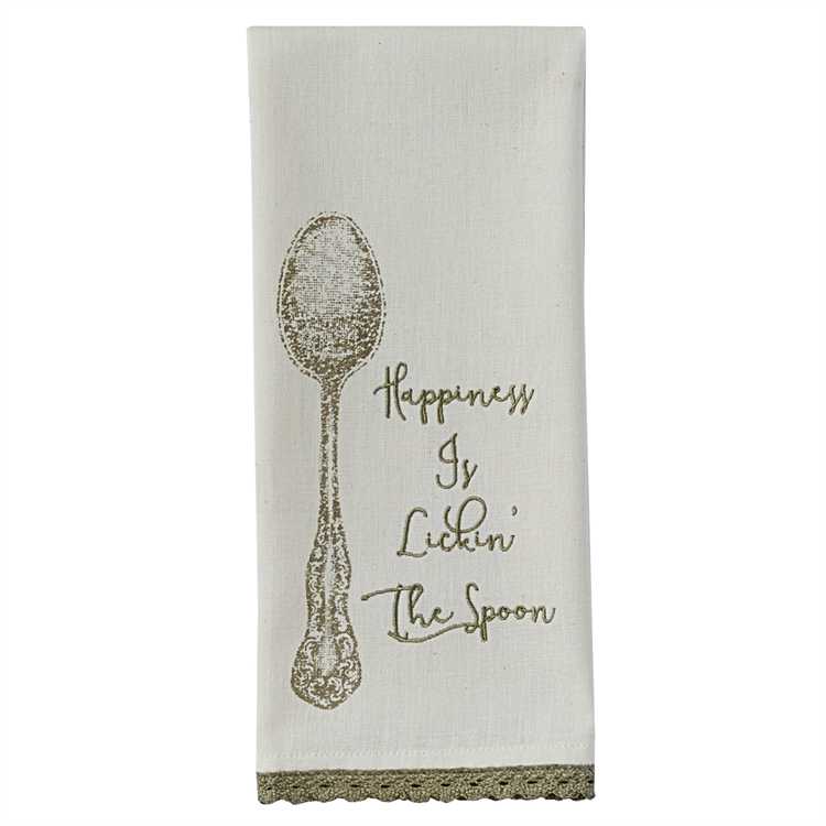 Farmhouse Collection Lickin' the spoon Decorative Towel-Park Designs-The Village Merchant
