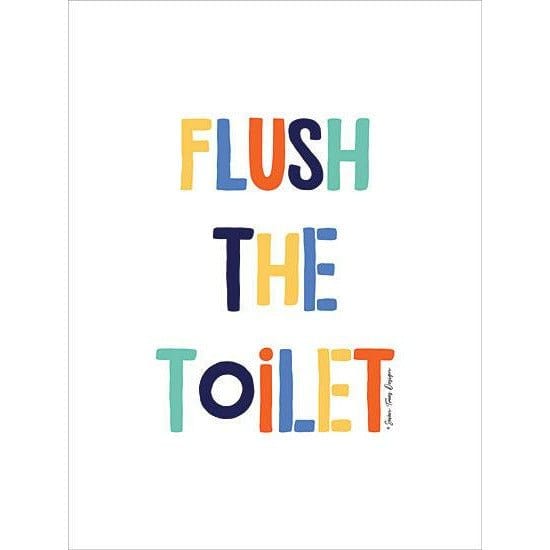 Flush The Toilet By Seven Trees Art Print - 12 X 16-Penny Lane Publishing-The Village Merchant