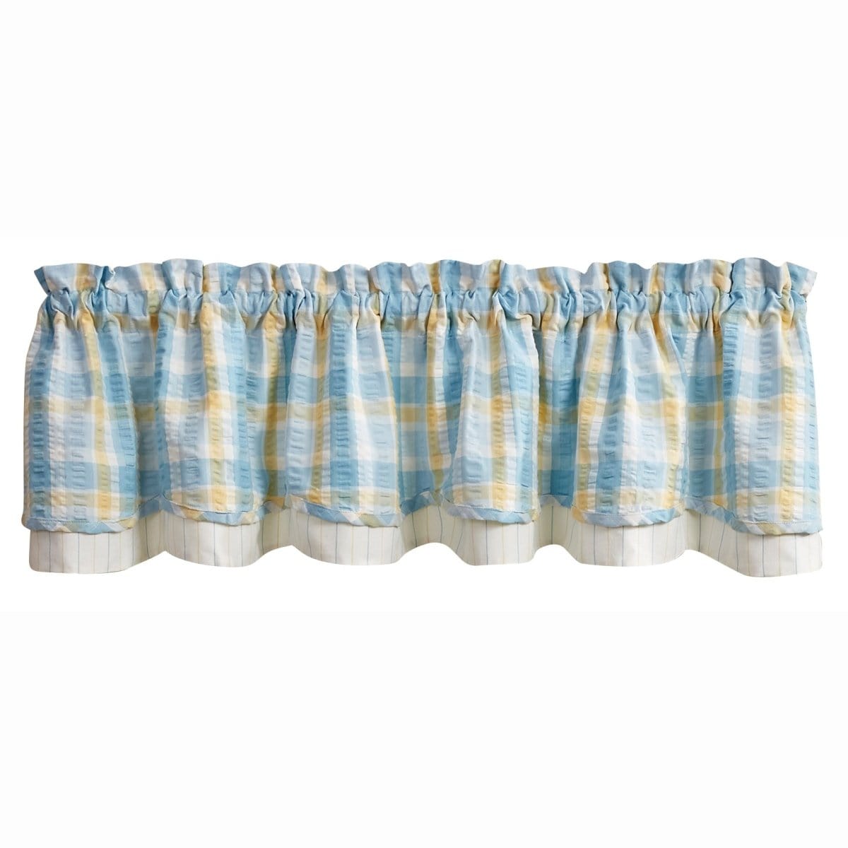 Forget Me Not Layered Valance Lined-Park Designs-The Village Merchant