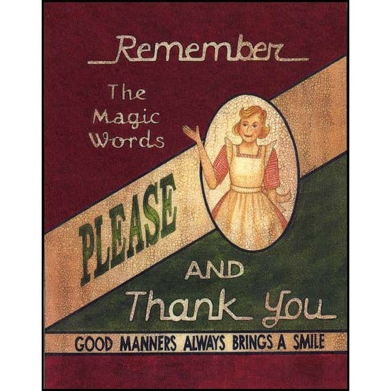 Good Manners By Linda Spivey Art Print - 11 X 14-Penny Lane Publishing-The Village Merchant