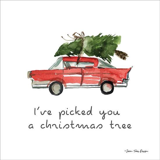 I Picked You A Christmas Tree By Seven Trees Art Print - 12 X 12-Penny Lane Publishing-The Village Merchant