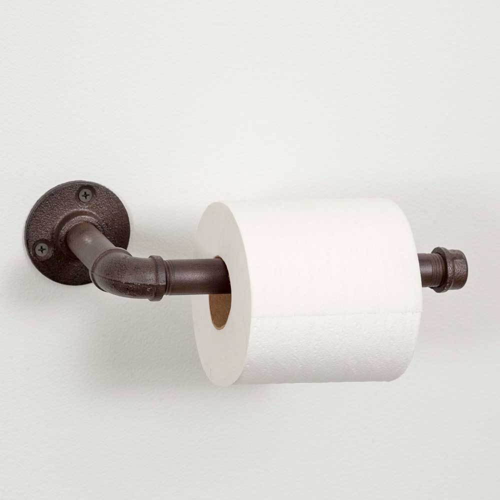 Industrial Pipe Toilet Paper Holder - Wall Mount-CTW Home-The Village Merchant