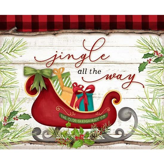 Jingle All The Way By Mollie B Right Art Print - 12 X 16-Penny Lane Publishing-The Village Merchant