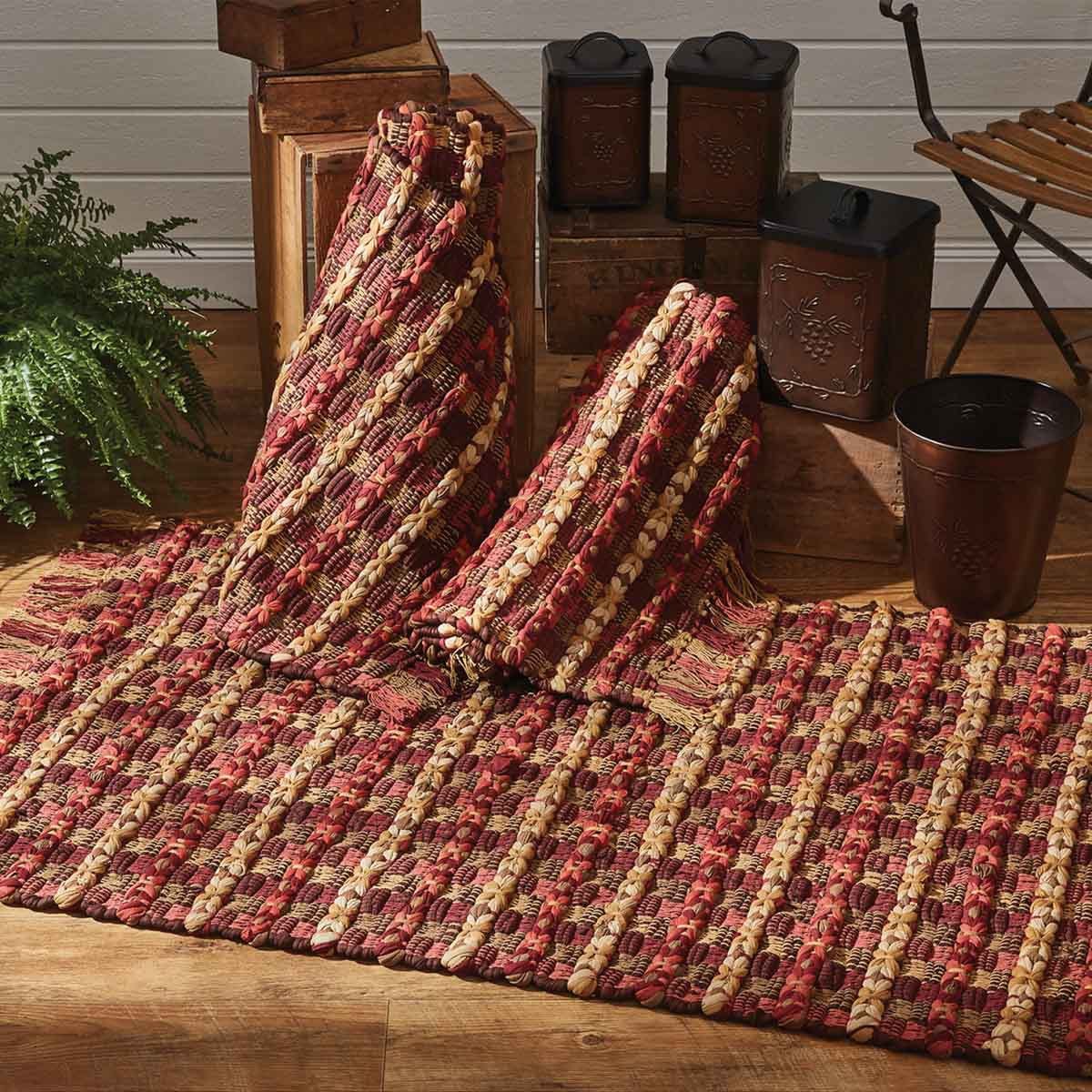 Kennebec Woven Rag Rug 24&quot; X 36&quot; Rectangle