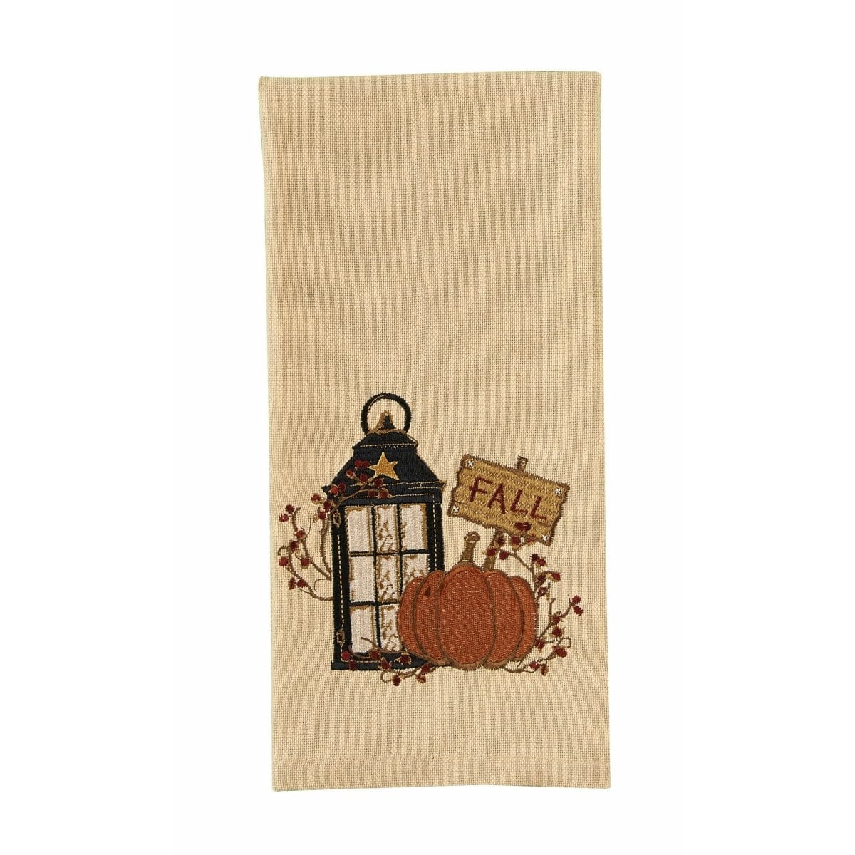 Lantern &amp; PUmpkin Decorative Towel-Park Designs-The Village Merchant