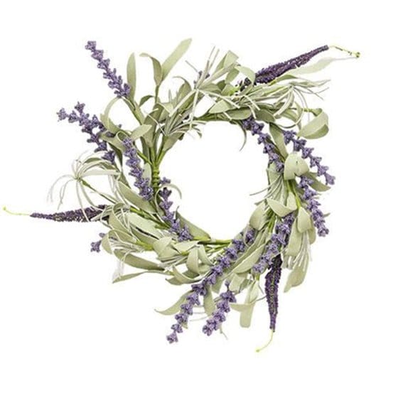 Lavender & Herb Candle Ring / Wreath 4.5" Inner Diameter-Craft Wholesalers-The Village Merchant