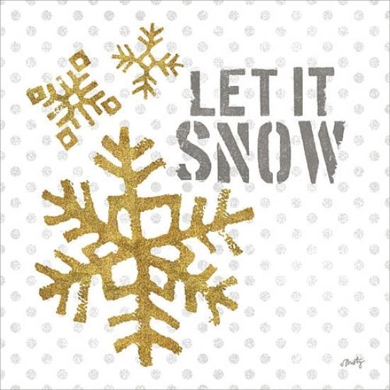 Let It Snow By Misty Michelle Art Print - 12 X 12-Penny Lane Publishing-The Village Merchant