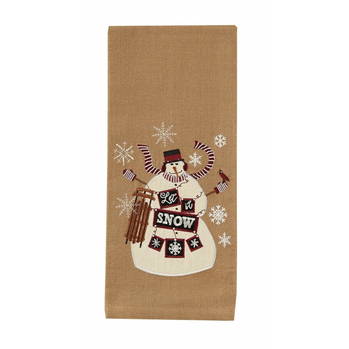 Let It Snow Decorative Towel-Park Designs-The Village Merchant