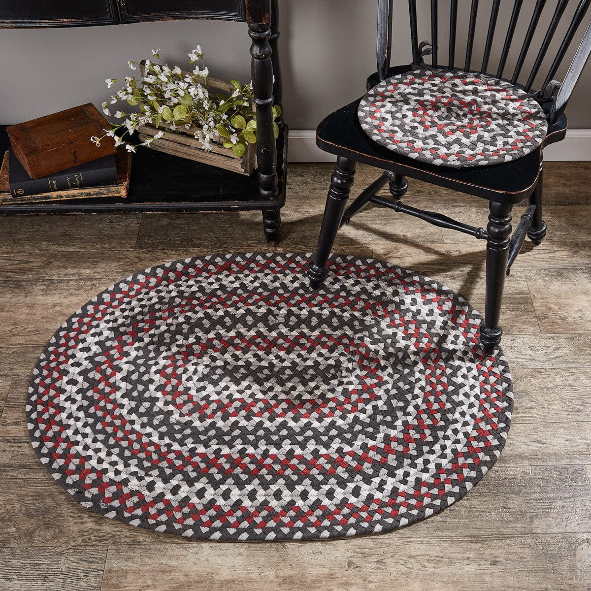 Limestone Braided Rug 32&quot; X 42&quot; Oval