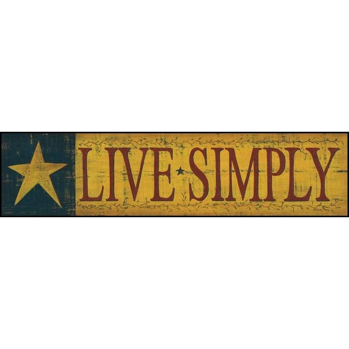 Live Simply By Dottie Chase Art Print - 5 X 20-Penny Lane Publishing-The Village Merchant