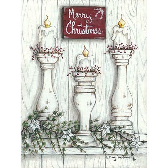 Merry Christmas By Mary Ann June Art Print - 12 X 16-Penny Lane Publishing-The Village Merchant