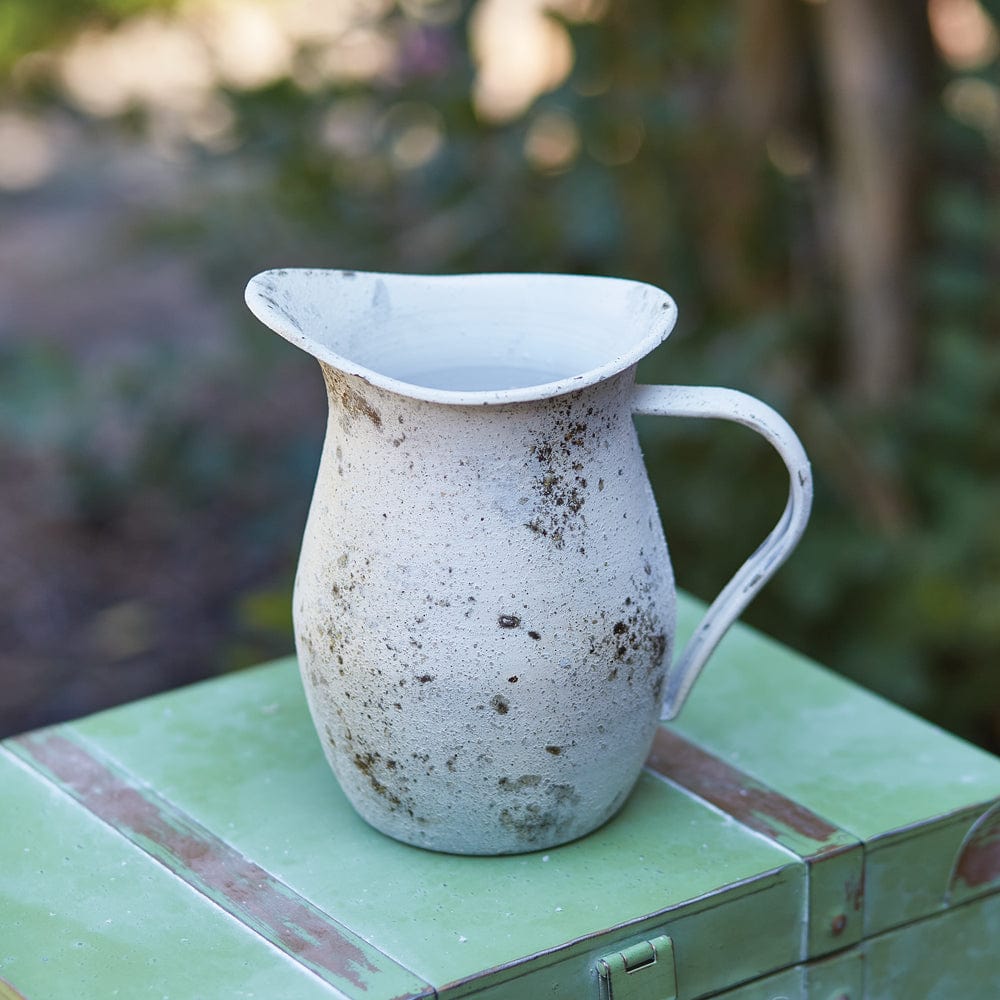 Metal Rustic Cottage Pitcher