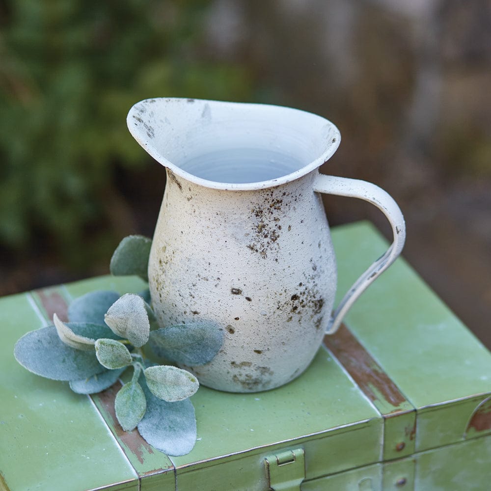 Metal Rustic Cottage Pitcher