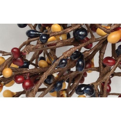 Pip Berry With Stars - Colonial Mix Garland-Craft Wholesalers-The Village Merchant