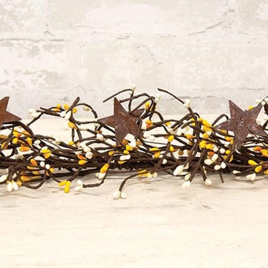 PIP Berry Garland with Stars - Yellow & Cream - 40