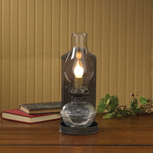 Pressed Back Faux Oil Lamp Table Lamp