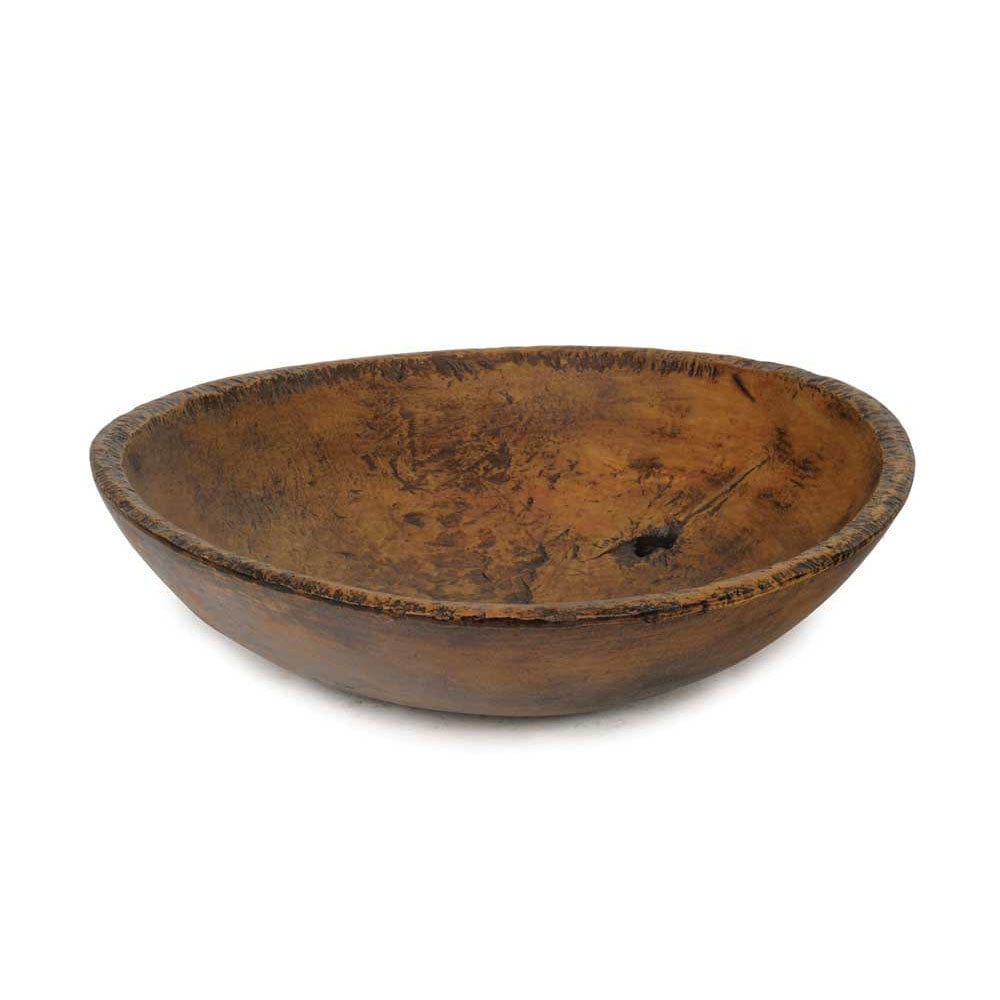 Primitive Large Bowl With Hole Bowl