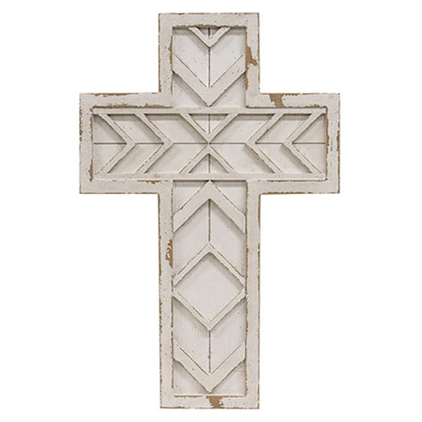 Raised Wooden Hanging Cross