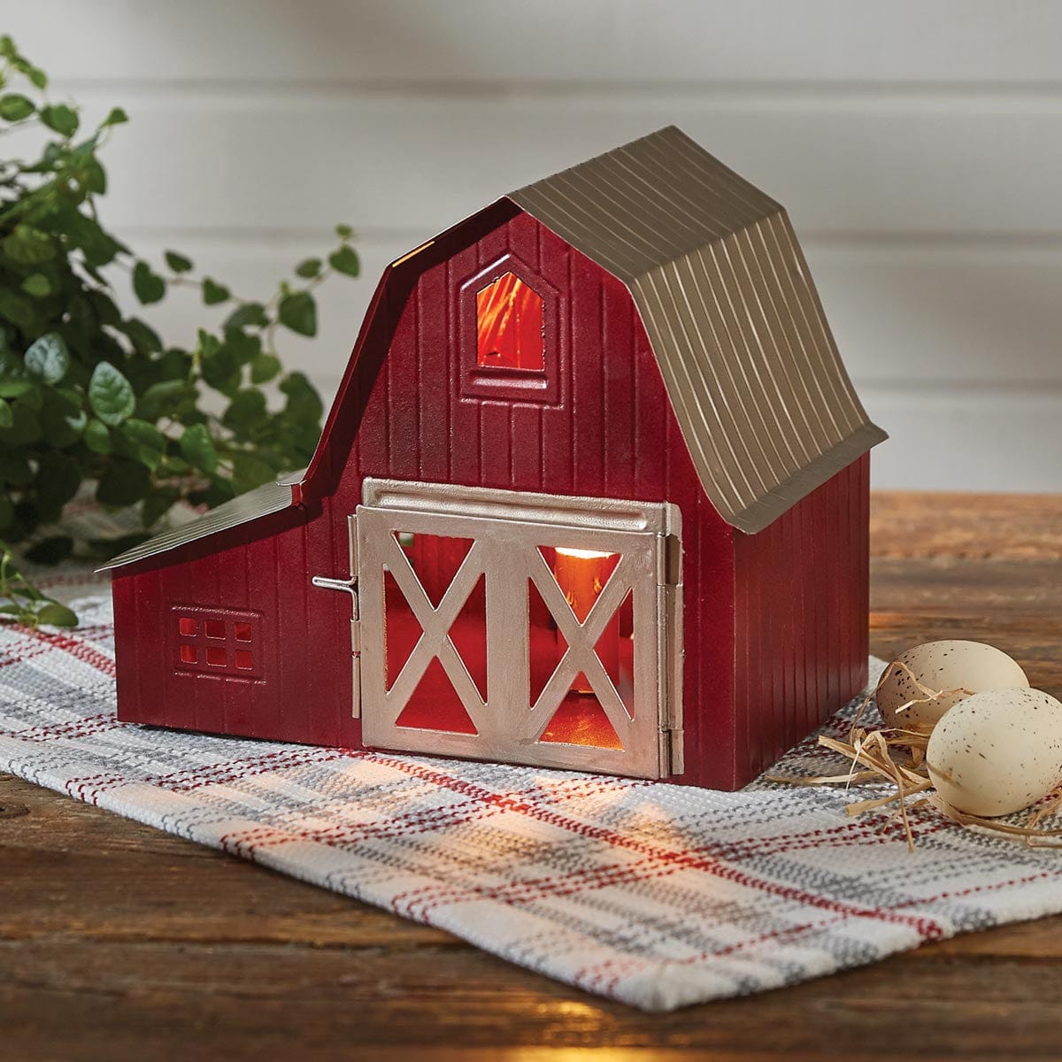 Red Barn Table Lamp