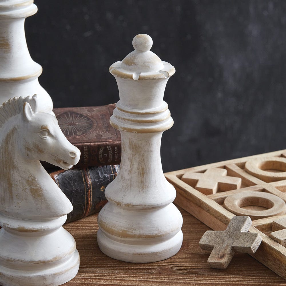 Resin Chess Piece Queen Sculpture