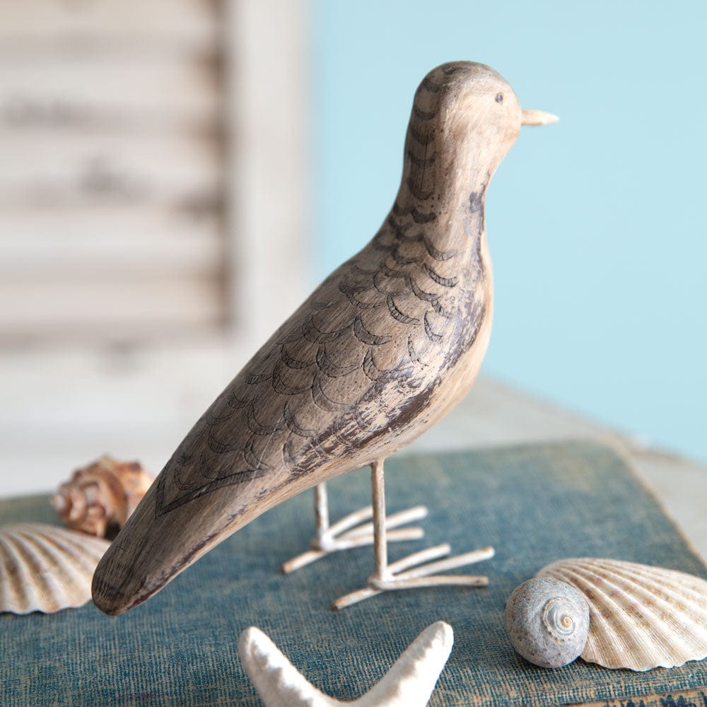 Resin Sanderling Bird Figurine