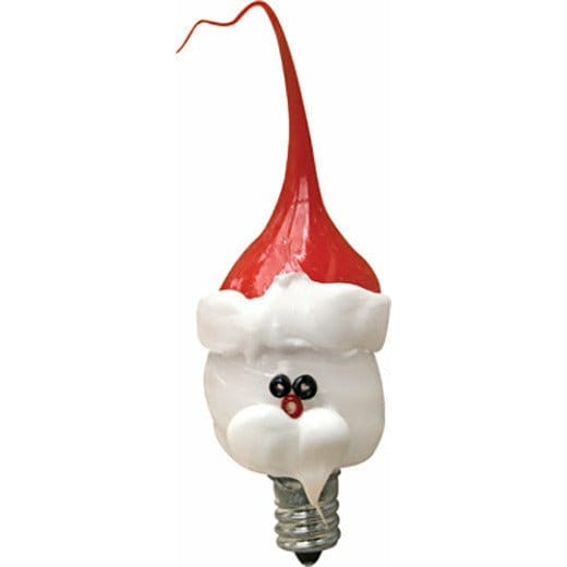Silicone Dipped Santa Claus Novelty Light Bulb Candelabra Socket-Craft Wholesalers-The Village Merchant