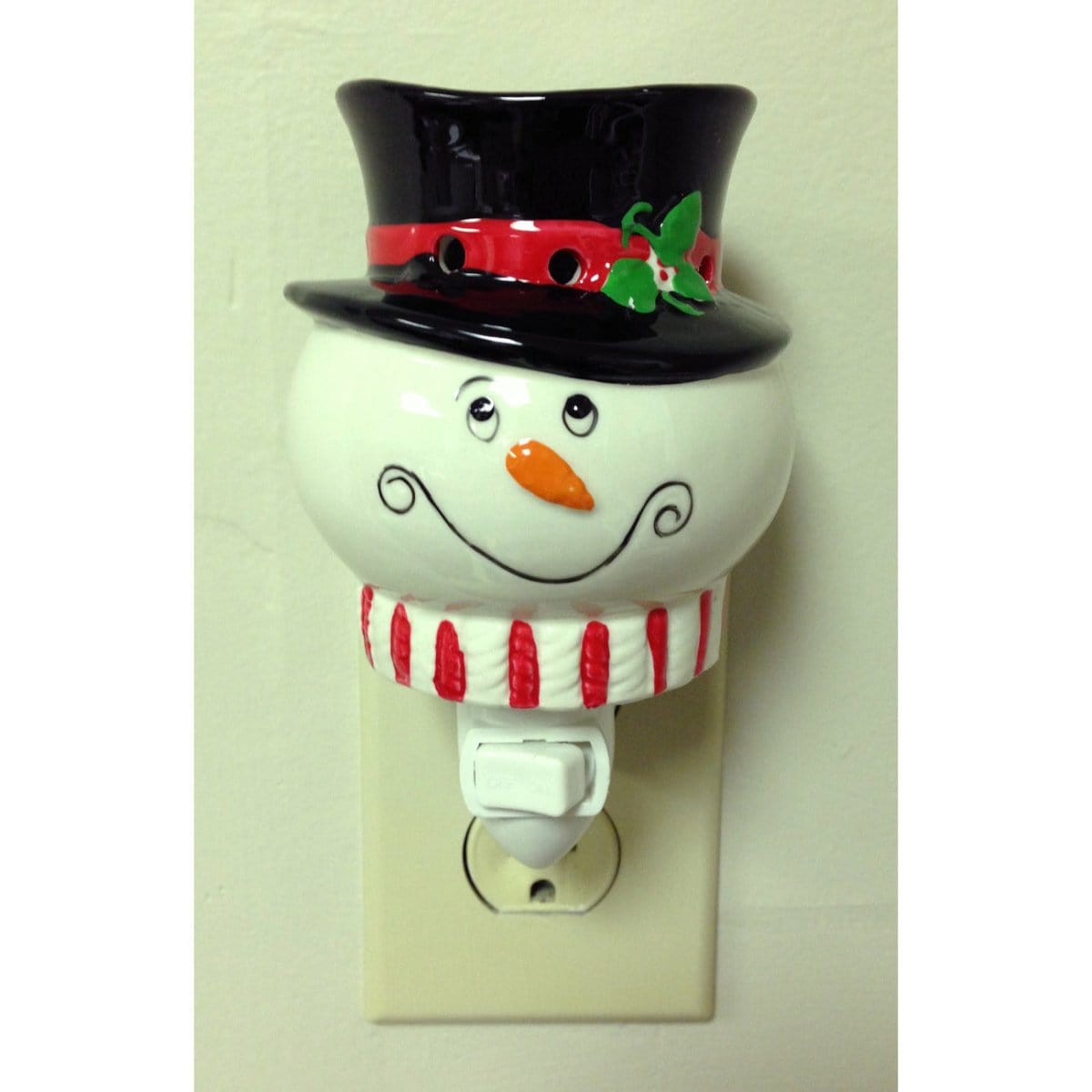Snowman Head Electric Plug-In Wax Melter-Craft Wholesalers-The Village Merchant