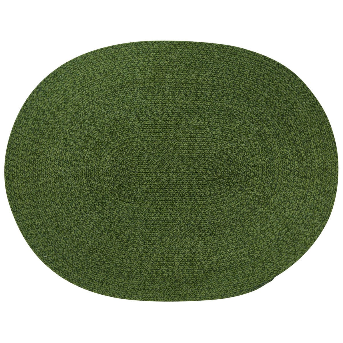Spice Bin - Basil Braided Rug 32&quot; X 42&quot; Oval