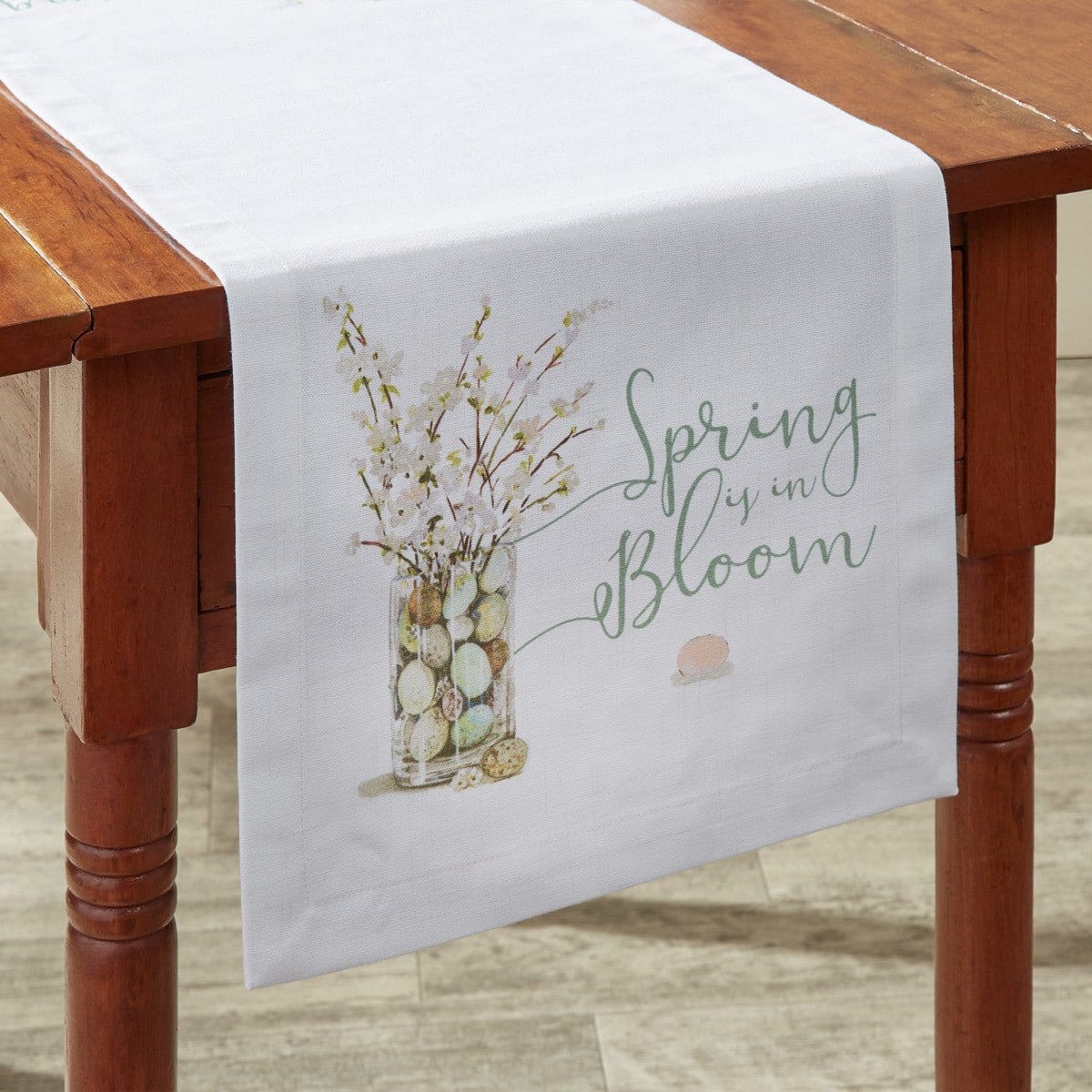 Spring In Bloom Printed Table Runner 36&quot; Long-Park Designs-The Village Merchant