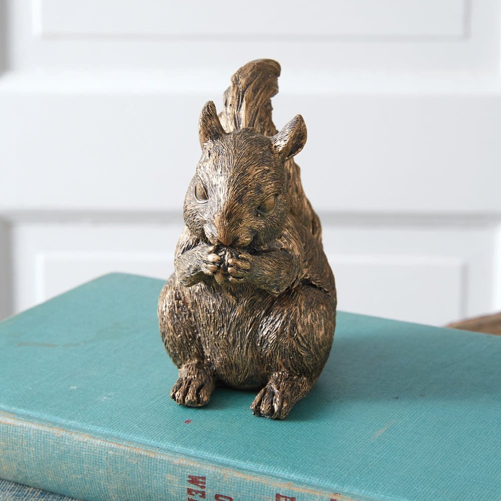 Squirrel Resin Tabletop Figurine-CTW Home-The Village Merchant