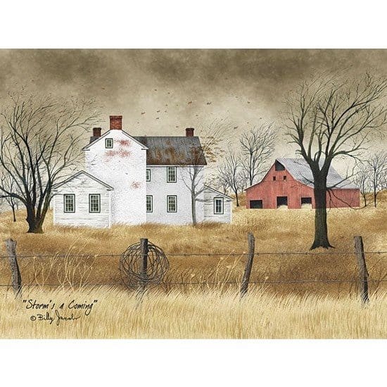 Storm&#39;s A Coming By Billy Jacobs Art Print - 12 X 16-Penny Lane Publishing-The Village Merchant