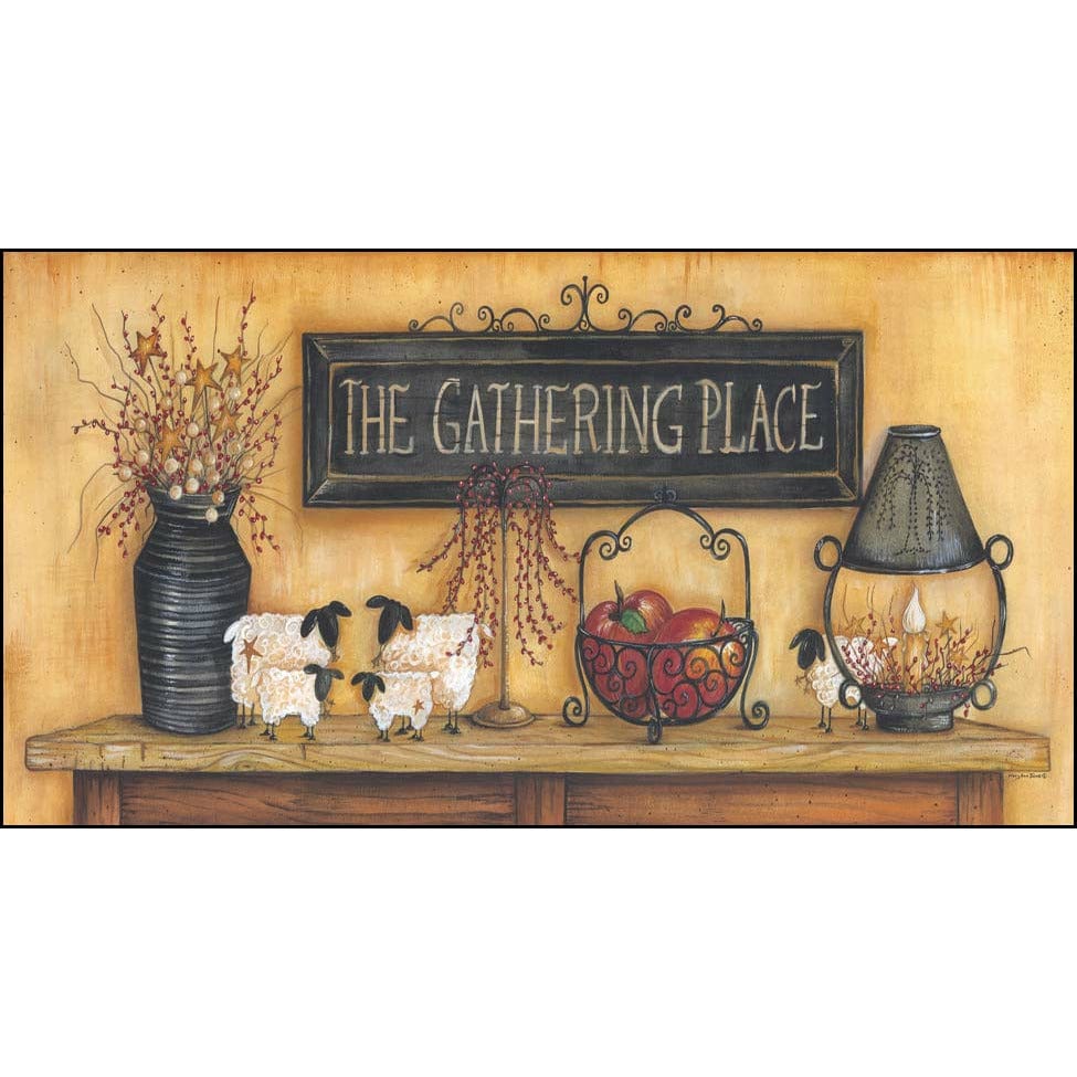 The Gathering Place By Mary Ann June Art Print - 16 X 34-Penny Lane Publishing-The Village Merchant