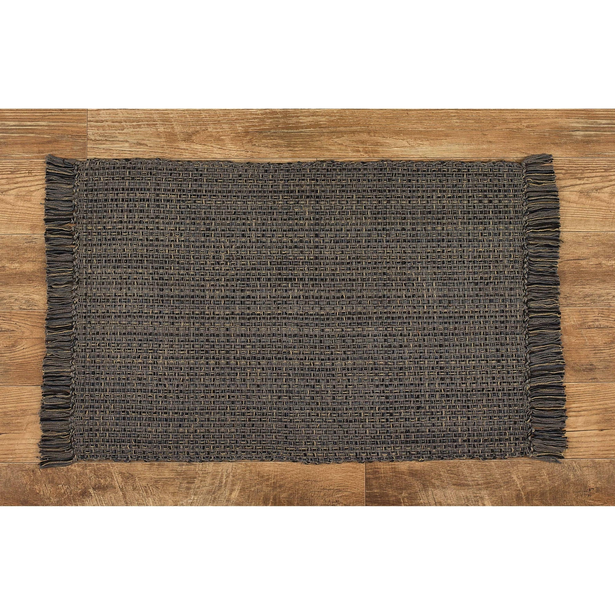 Tweed In Charcoal Yarn Rug 24" x 36" Rectangle-Park Designs-The Village Merchant