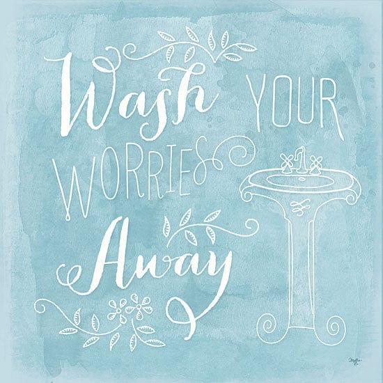 Wash Your Worries Away By Mollie B Right Art Print - 12 X 12-Penny Lane Publishing-The Village Merchant