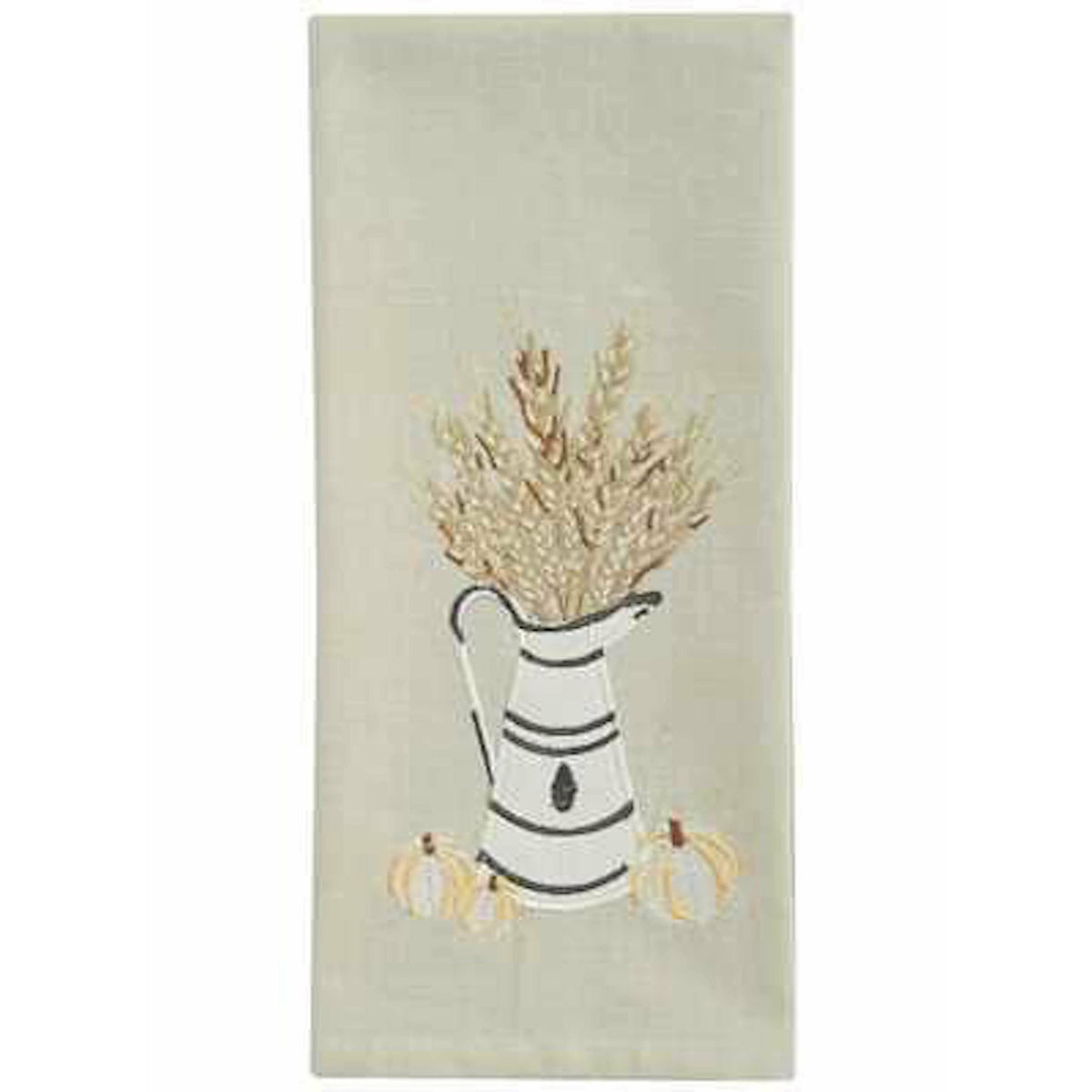 White &amp; Wheat Decorative Towel-Park Designs-The Village Merchant