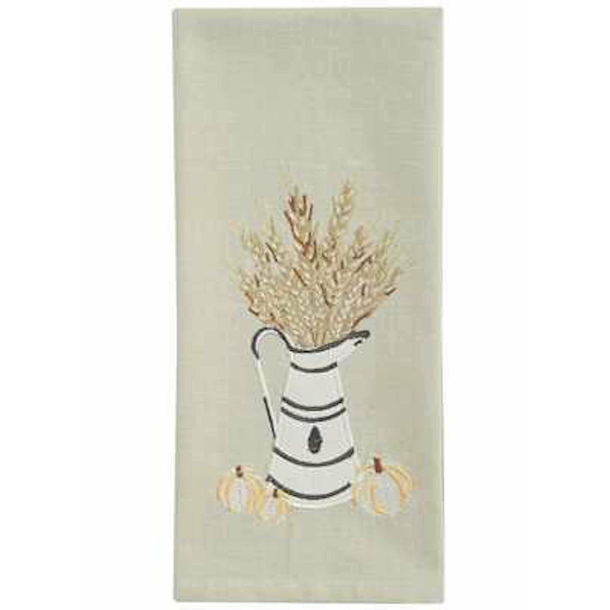 White & Wheat Decorative Towel-Park Designs-The Village Merchant