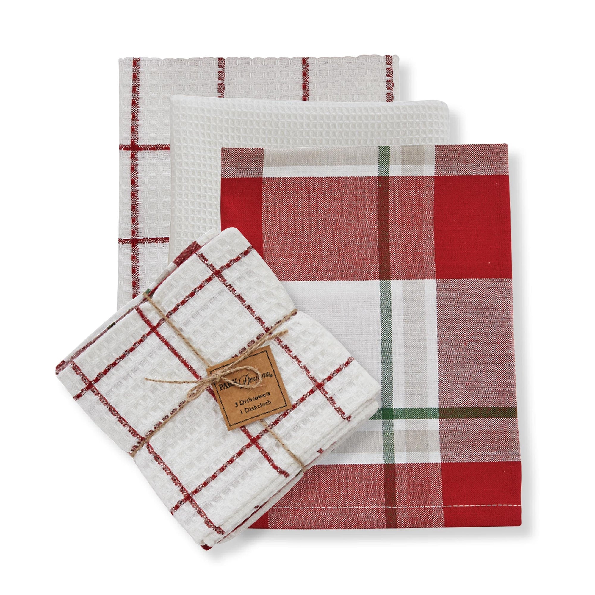 Winter Magic Dishtowel & Dishcloth Set 3 Dishtowel, 1 Dishcloth-Park Designs-The Village Merchant