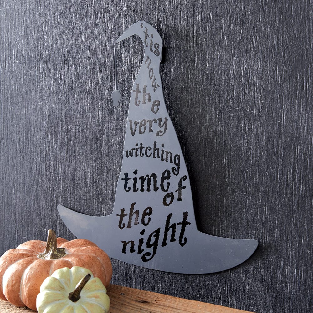 Witching Hat Sign - Laser Cut Metal